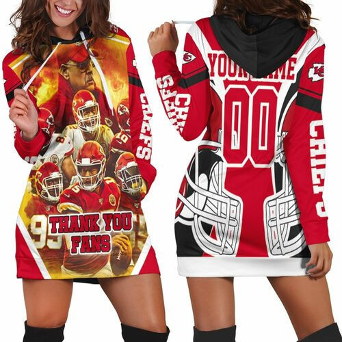 Kansas City Chiefs Afc West Champions Super Bowl 2021 Personalized Hoodie Dress Sweater Dress Sweatshirt Dress