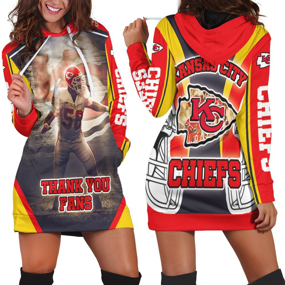 Kansas City Chiefs Derrick Thomas 58 For Fans Hoodie Dress Sweater Dress Sweatshirt Dress