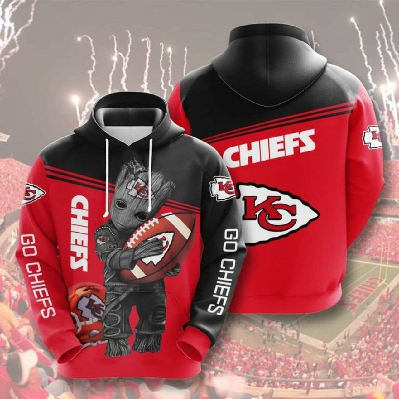 Kansas City Chiefs For Fan 3d All Over Print Hoodie, Zip-up Hoodie