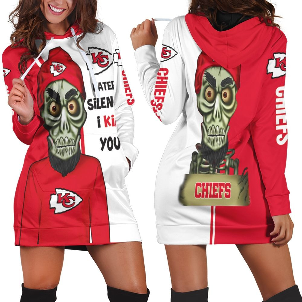 Kansas City Chiefs Haters I Kill You 3d Hoodie Dress Sweater Dress Sweatshirt Dress