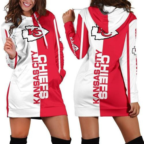 Kansas City Chiefs Hoodie Dress Sweater Dress Sweatshirt Dress 3d All Over Print For Women Hoodie