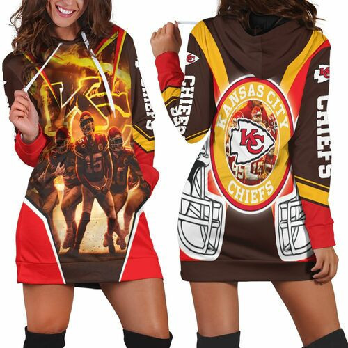 Kansas City Chiefs Mahomes 15 Hill 10 Kelce 87 Hardman 17 Edwards-helaire 25 For Fans Hoodie Dress Sweater Dress Sweatshirt Dress