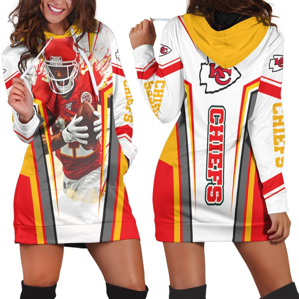 Kansas City Chiefs Mecole Hardman Jr 17 For Fans Hoodie Dress Sweater Dress Sweatshirt Dress