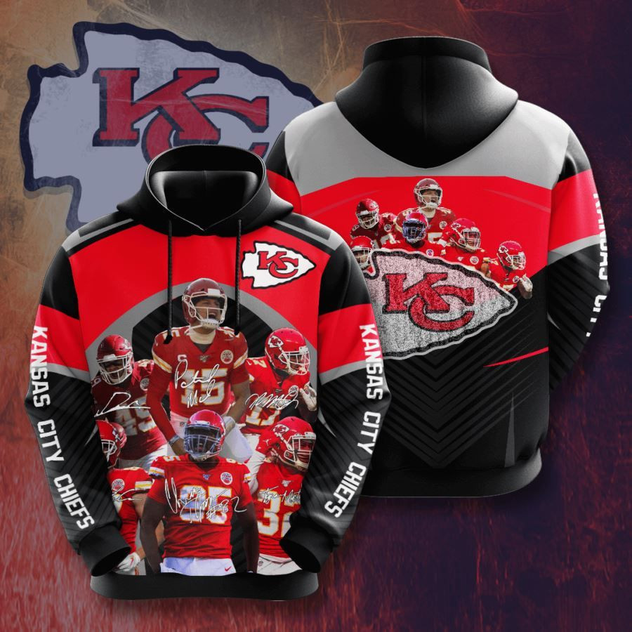 Kansas City Chiefs No918 Custom Hoodie 3D All Over Print