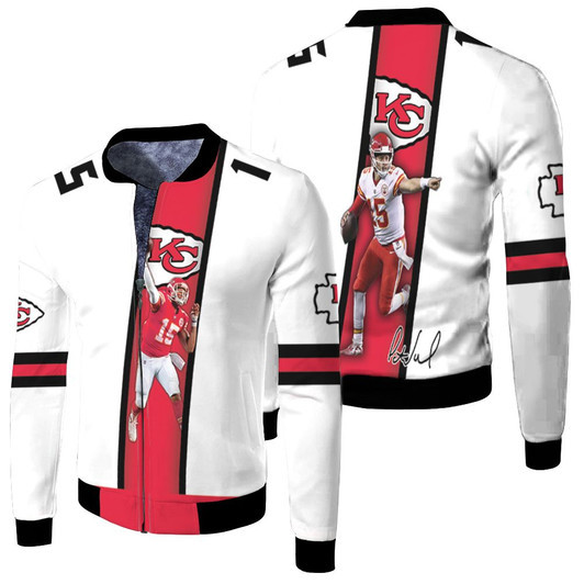 Kansas City Chiefs Players Fleece Bomber Jacket