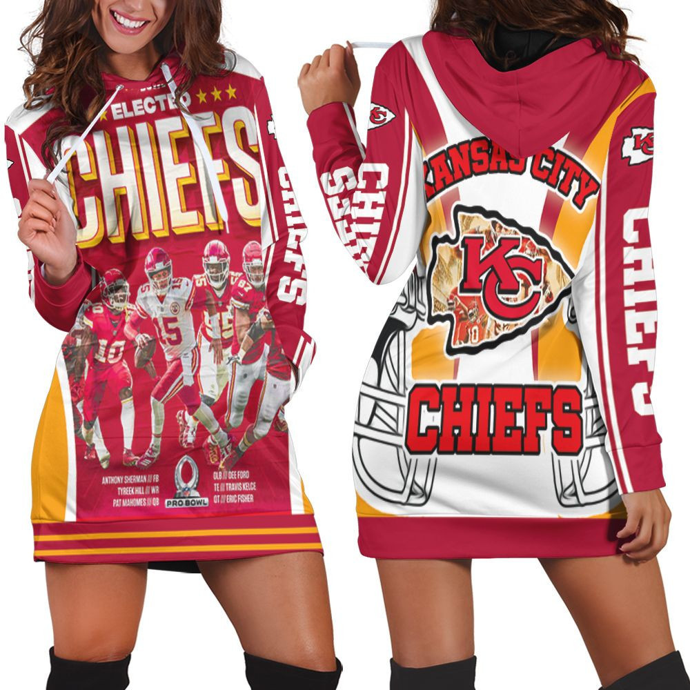 Kansas City Chiefs Pro Super Bowl 2021 Afc West Division Hoodie Dress Sweater Dress Sweatshirt Dress