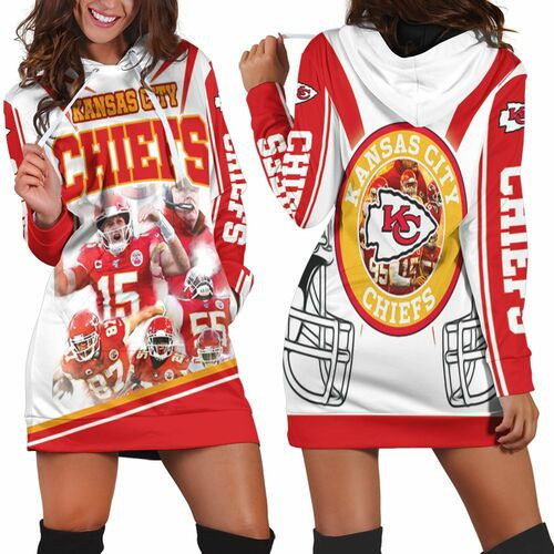 Kansas City Chiefs Super Bowl 2021 Afc West Division Champions Hoodie Dress Sweater Dress Sweatshirt Dress