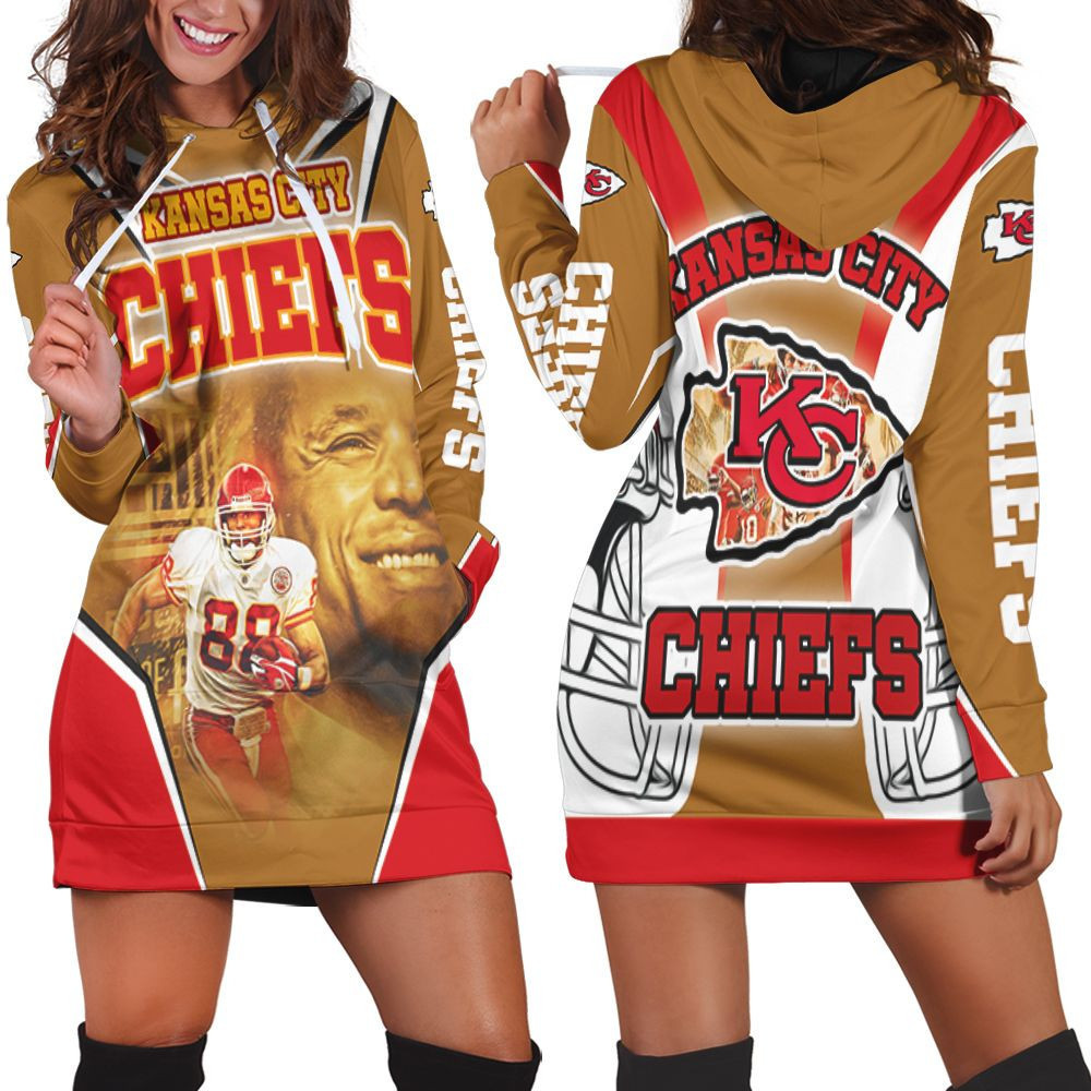 Kansas City Chiefs Tony Gonzalez 88 For Fans Hoodie Dress Sweater Dress Sweatshirt Dress