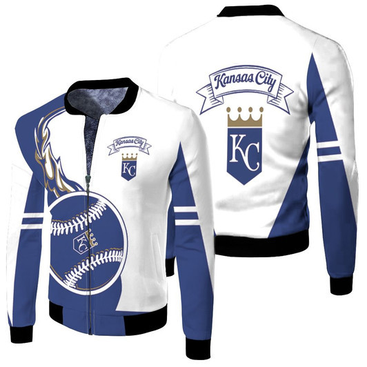 Kansas City Royals Logo Fleece Bomber Jacket