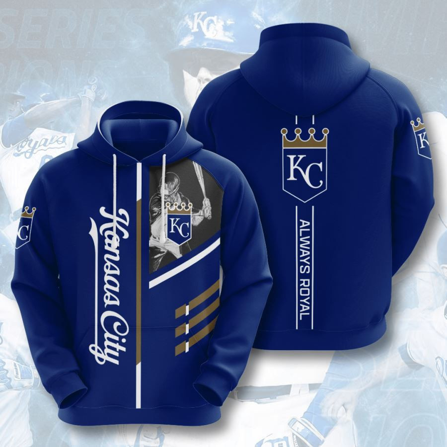 Kansas City Royals No936 Custom Hoodie 3D All Over Print