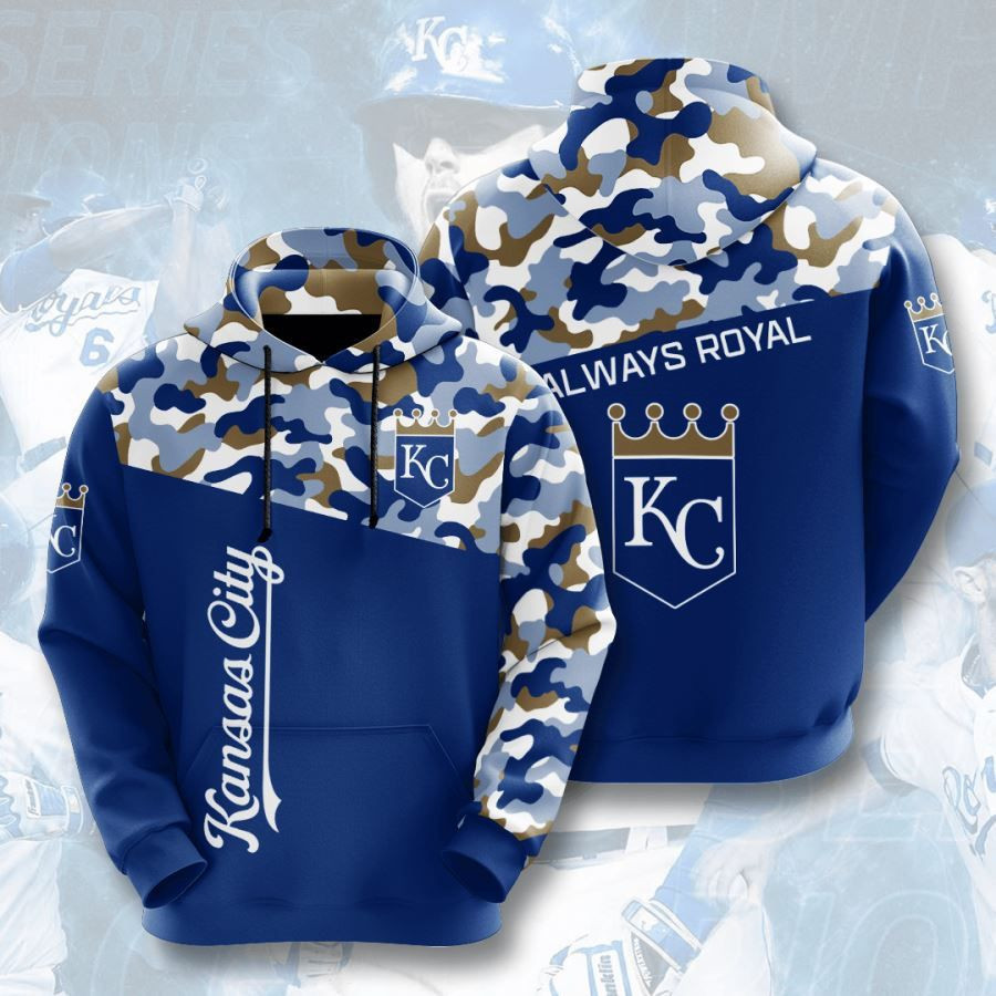 Kansas City Royals No938 Custom Hoodie 3D All Over Print