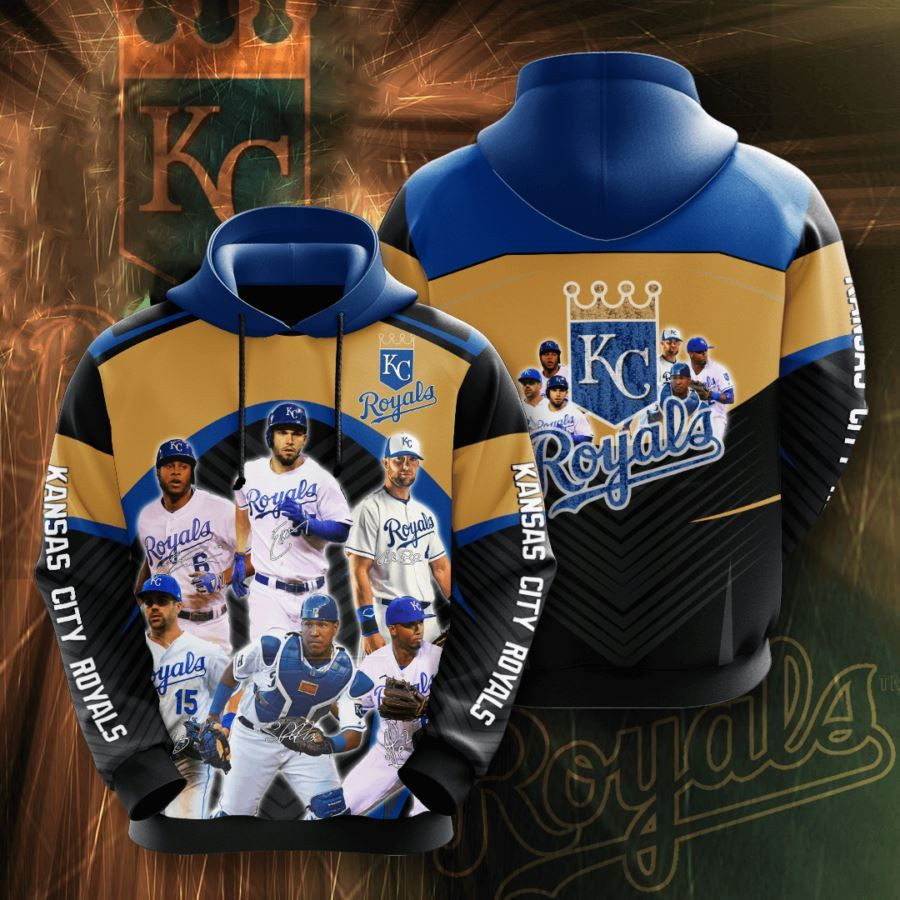 Kansas City Royals No945 Custom Hoodie 3D All Over Print