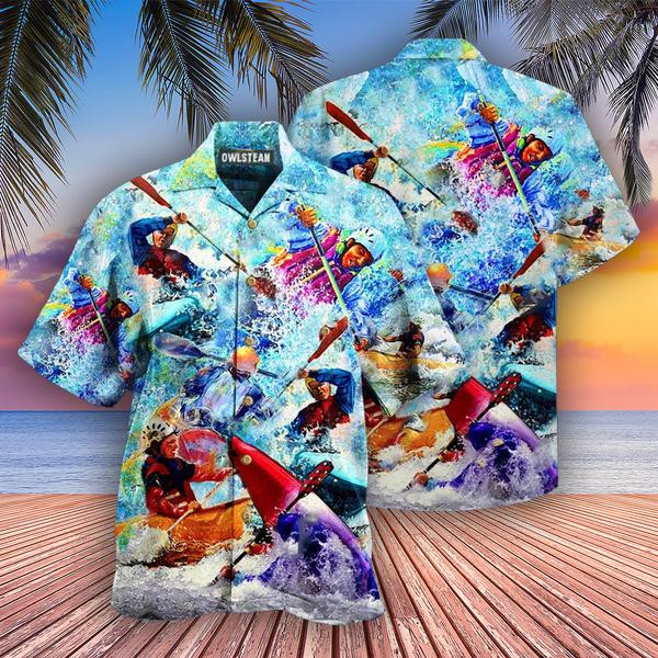 Kayaking Happiness Edition - Hawaiian Shirt - Hawaiian Shirt For Men