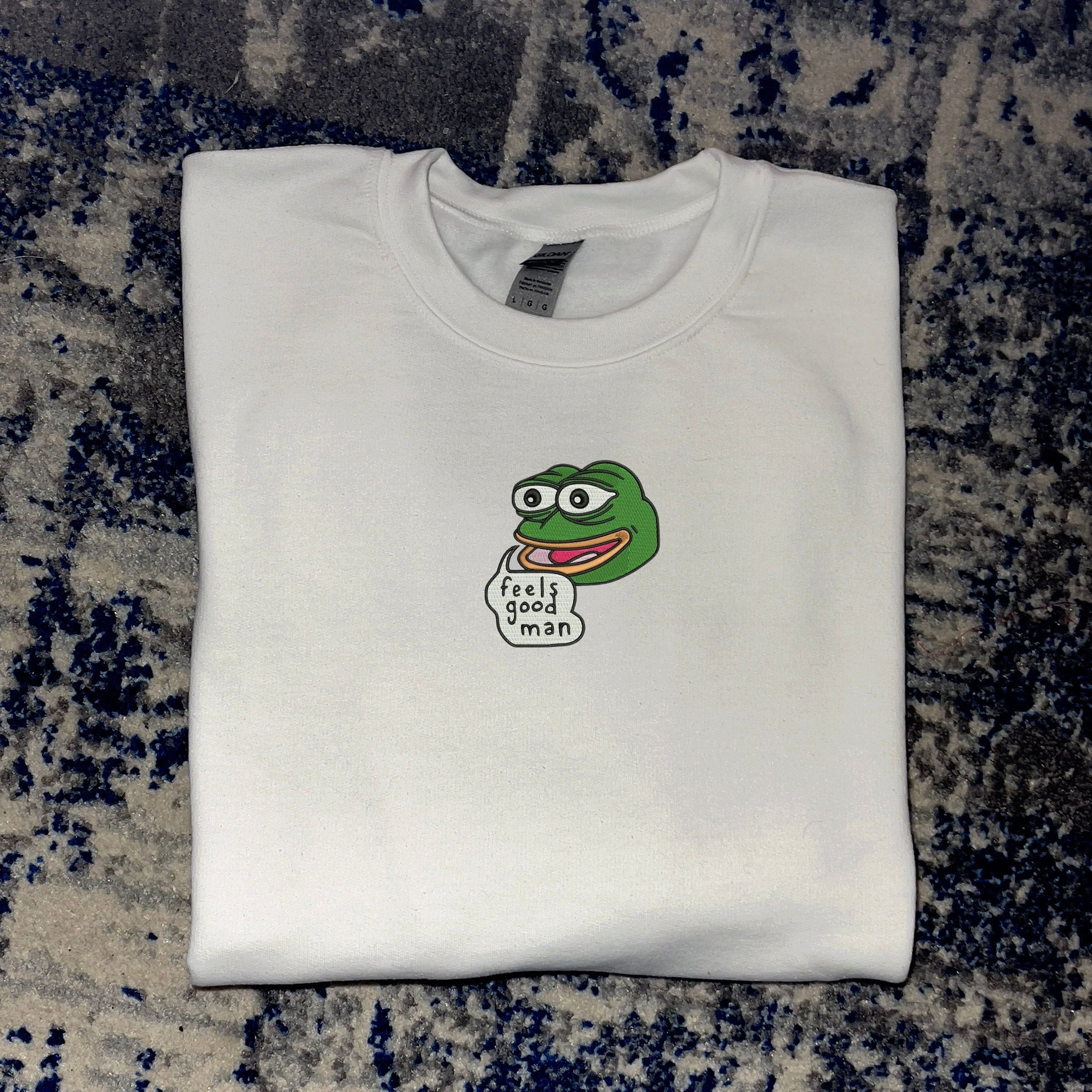 Kermit The Frog Embroidered Sweatshirt