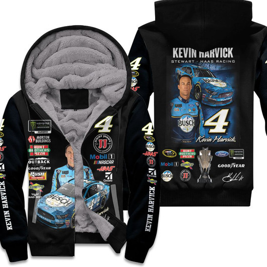 Kevin Harvick Legend Car Racer3D Print For Fan 3D Fleece Hoodie