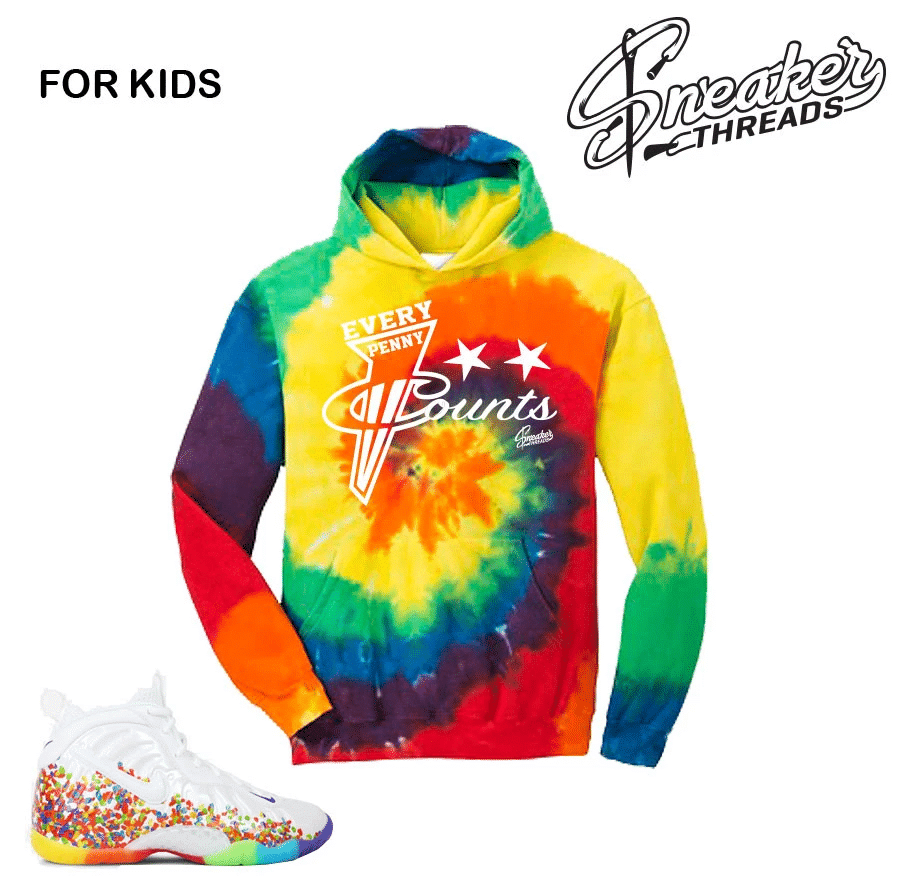 Kids Foamposite Fruity Pebbles Every Penny Hoodie Outfit