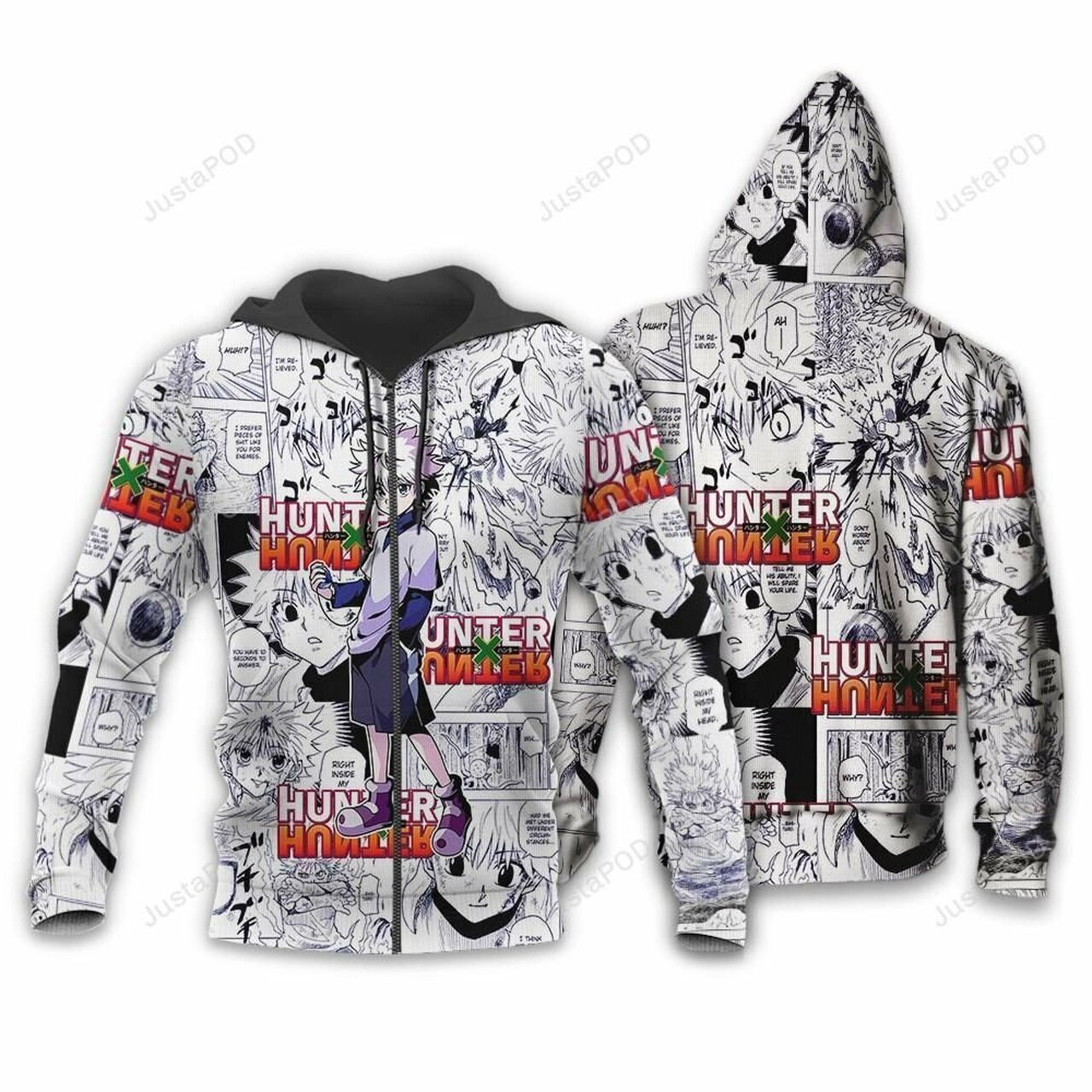 Killua Hunter X Hunter For Unisex 3d All Over Print Hoodie