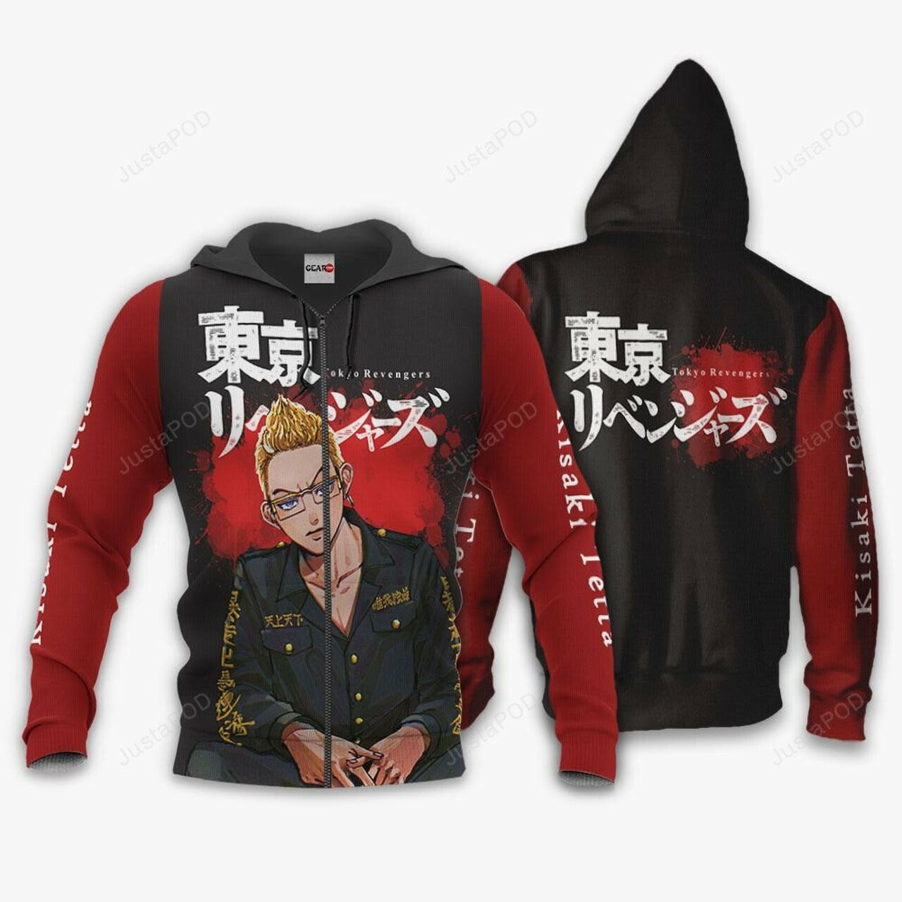 Kisaki Tetta Anime Tokyo Revengers 3d All Over Print Hoodie