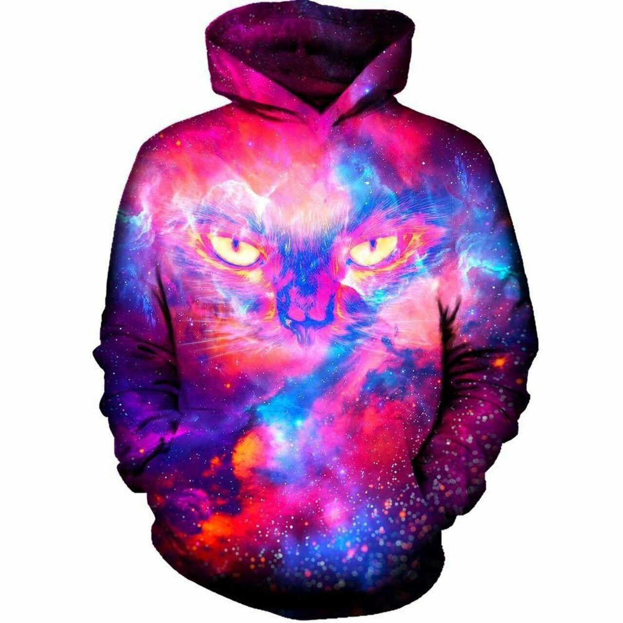 Kitty Universe 3d All Over Printed Hoodie