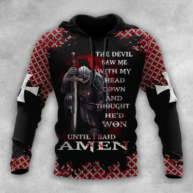 Knight Templar 3D All Over Print | Hoodie | For Men & Women | Fu