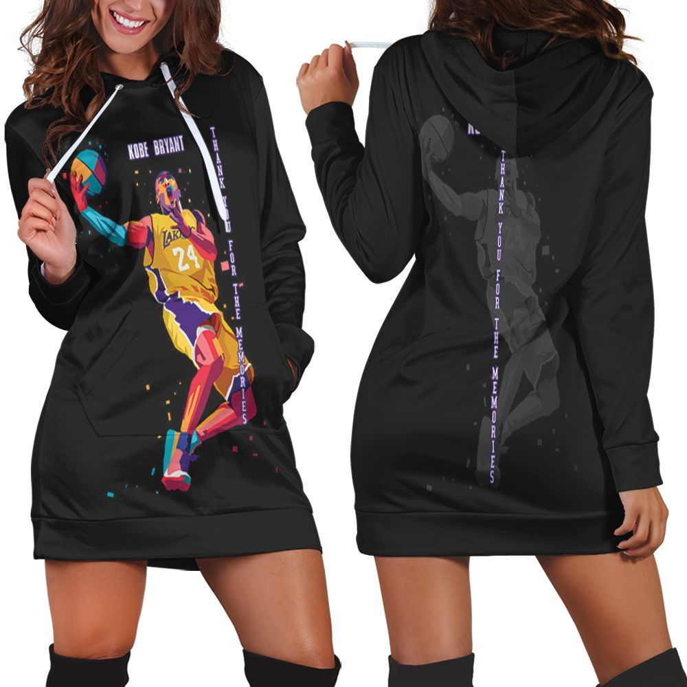 Kobe Bryant Egi Syaputra Thank You For The Memories Hoodie Dress Sweater Dress Sweatshirt Dress