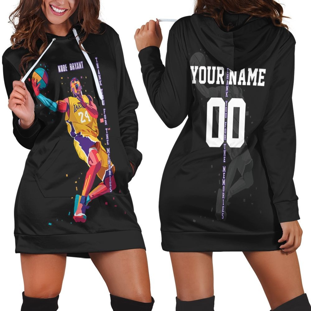 Kobe Bryant Egi Syaputra Thank You For The Memories Personalized Hoodie Dress Sweater Dress Sweatshirt Dress