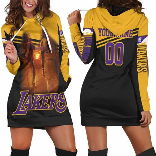 Kobe Bryant Lebron James Together Friends Los Angeles Lakers Legend 3d Hoodie Dress Sweater Dress Sweatshirt Dress