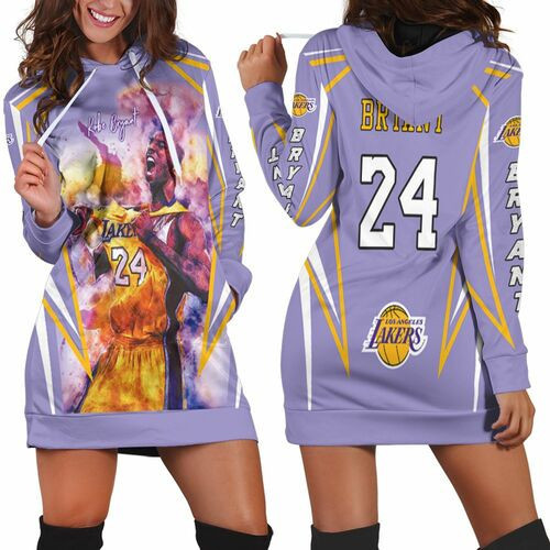 Kobe Bryant Legend Los Angeles Lakers 24 Hoodie Dress Sweater Dress Sweatshirt Dress