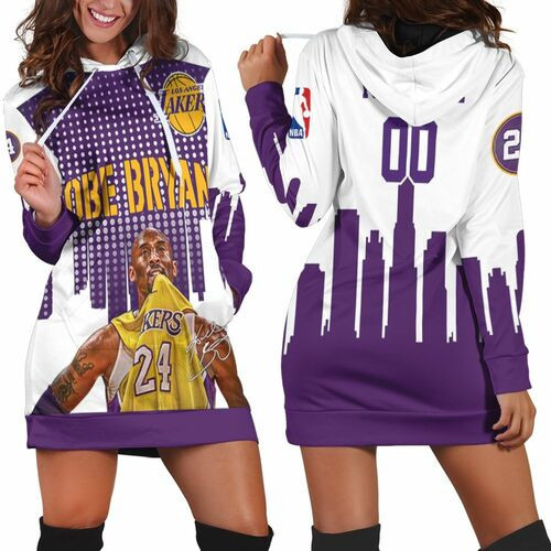 Kobe Bryant Legend Los Angeles Lakers 24 Signed For Fans 3d Hoodie Dress Sweater Dress Sweatshirt Dress