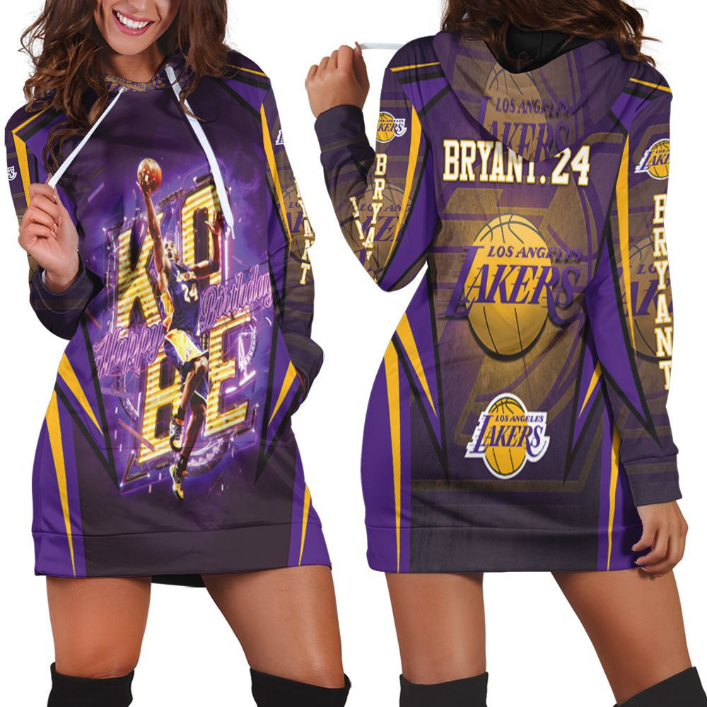 Kobe Bryant Legend Los Angeles Lakers Hoodie Dress Sweater Dress Sweatshirt Dress