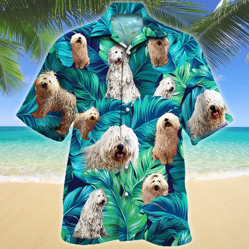 Komondor Dog Lovers Aloha Hawaiian Shirt Colorful Short Sleeve Summer Beach Casual Shirt For Men And Women