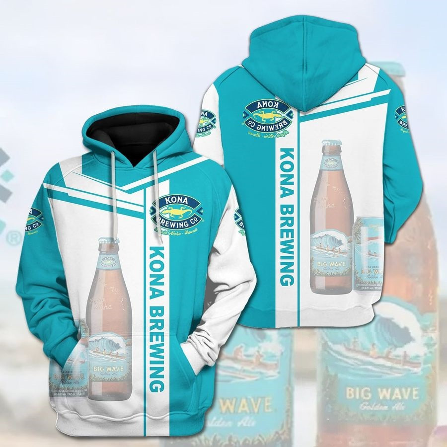 Kona Brewing Big Wave Beer Premium Hoodie for Men and Women