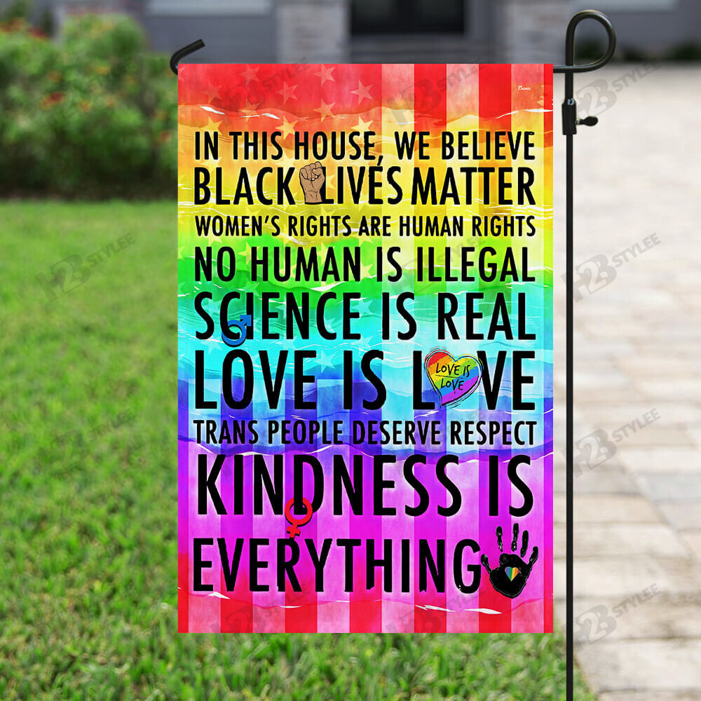 LGBT American Flag Garden Flag House Flag