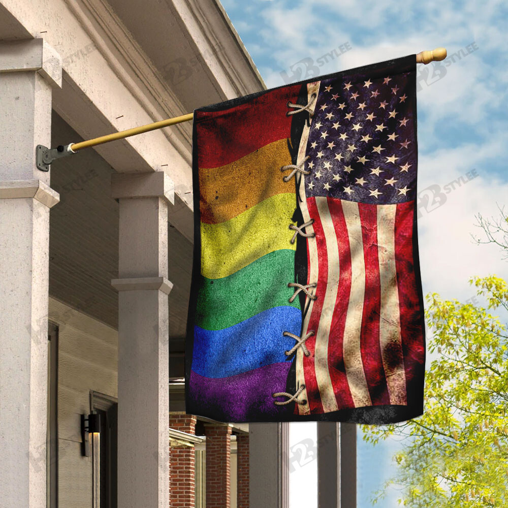 LGBT American Independence Day Flag Garden Flag House Flag