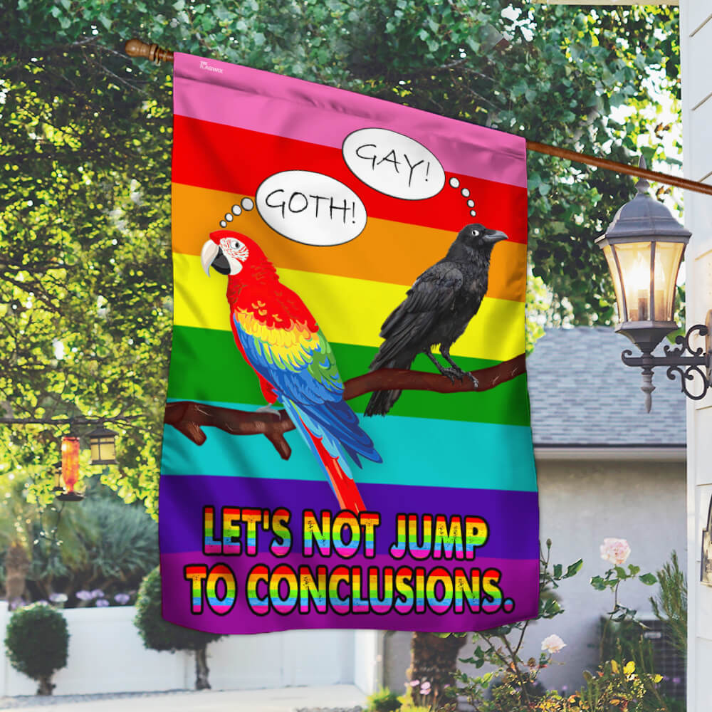 LGBT Flag Jump Diversity Flag Pride Gay Pride Lesbian Flag