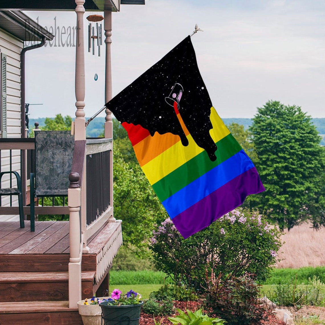 LGBT Flag Rainbow lgbt Flag Lgbt America Flag LGBT Pride Flag Rainbow Flag LGBT Gay Lesbian Bi Trans party gift lGBT House Flag NGf19