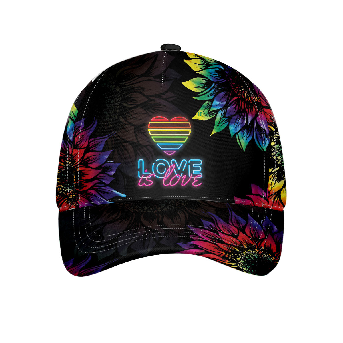 LGBT Love Is Love Classic Cap Pride LBGT Cap With Rainbow Pattern Best LBGT Support Gift Idea