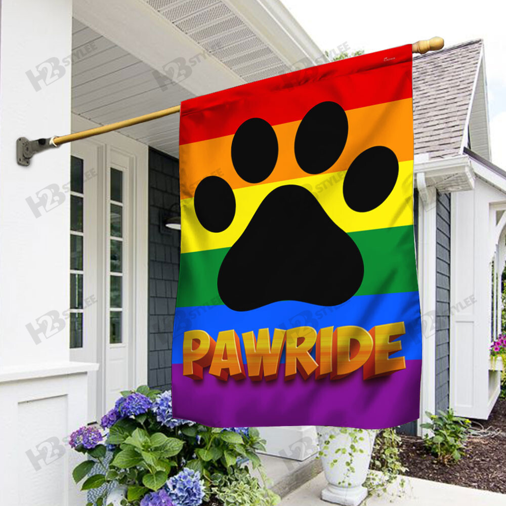 LGBT Pawride Flag  Garden Flag House Flag