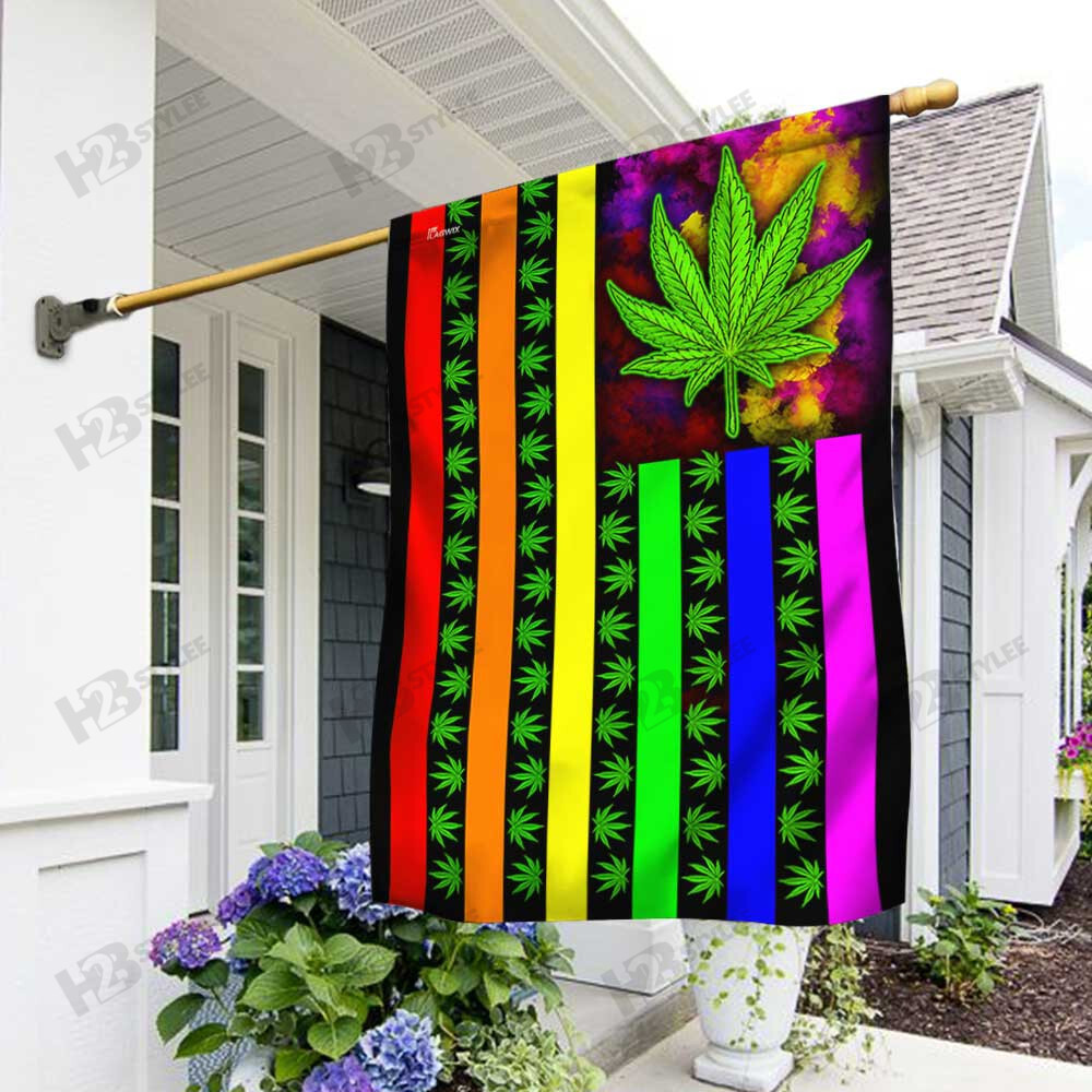 LGBT Pot For Pride Flag Garden Flag House Flag