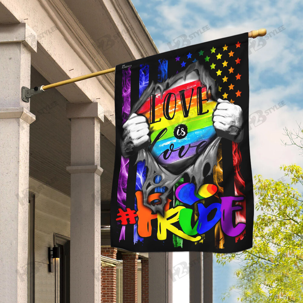 LGBT Pride Love Is Love Flag Garden Flag House Flag