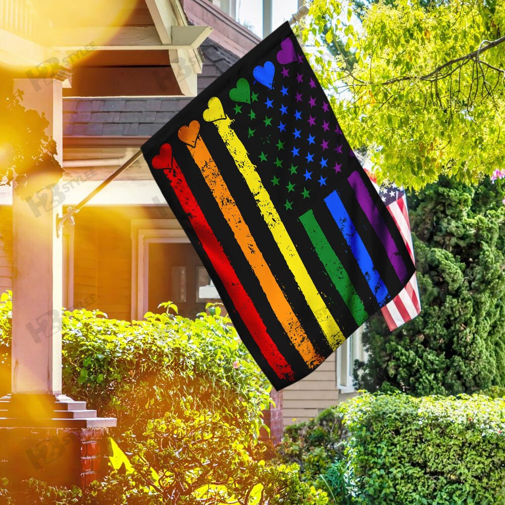 LGBT Rainbow Flag  Garden Flag House Flag