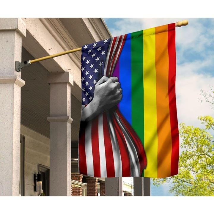 LGBT Rainbown Pride Month Garden Flag House Flag