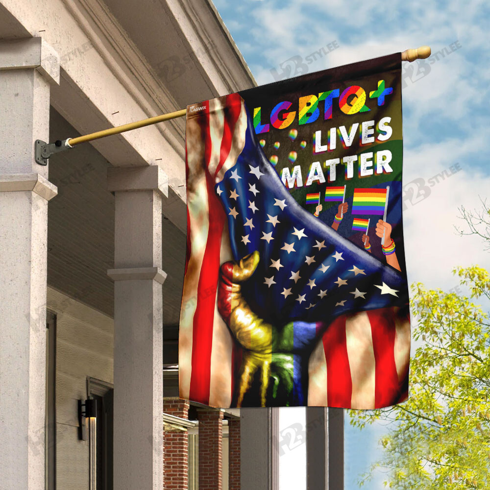 LGBTQ Lives Matter Flag Garden Flag House Flag