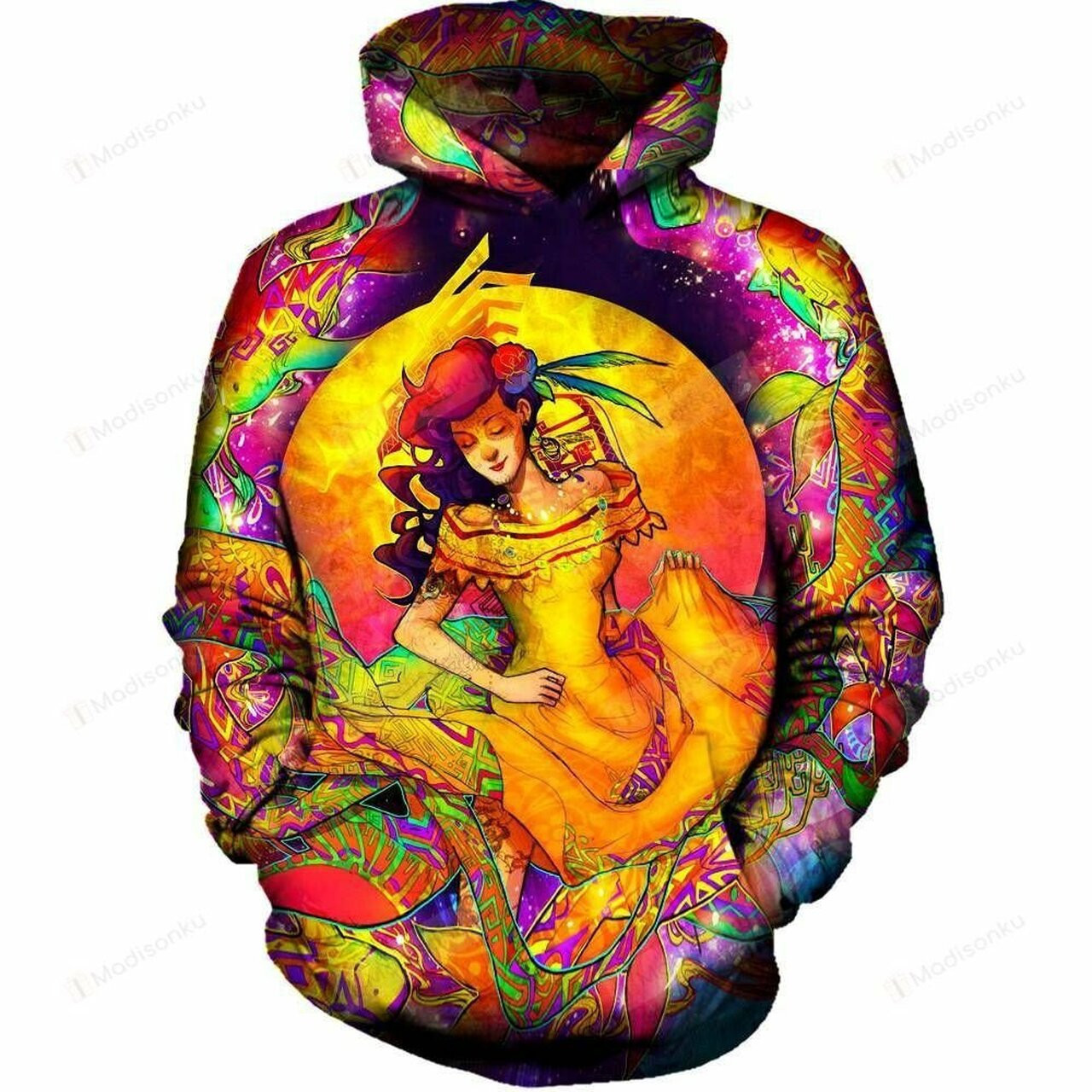 La Senal 3d All Over Printed Hoodie