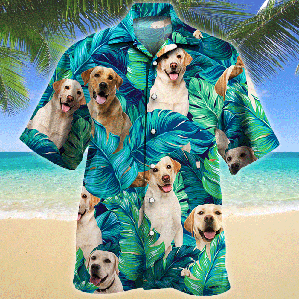 Labrador Retriever Dog Lovers Gift Hawaii Shirt Hawaiian Shirt For Men