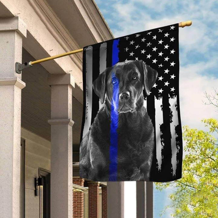 Labrador Retriever Police Dog Flag Garden Flag House Flag