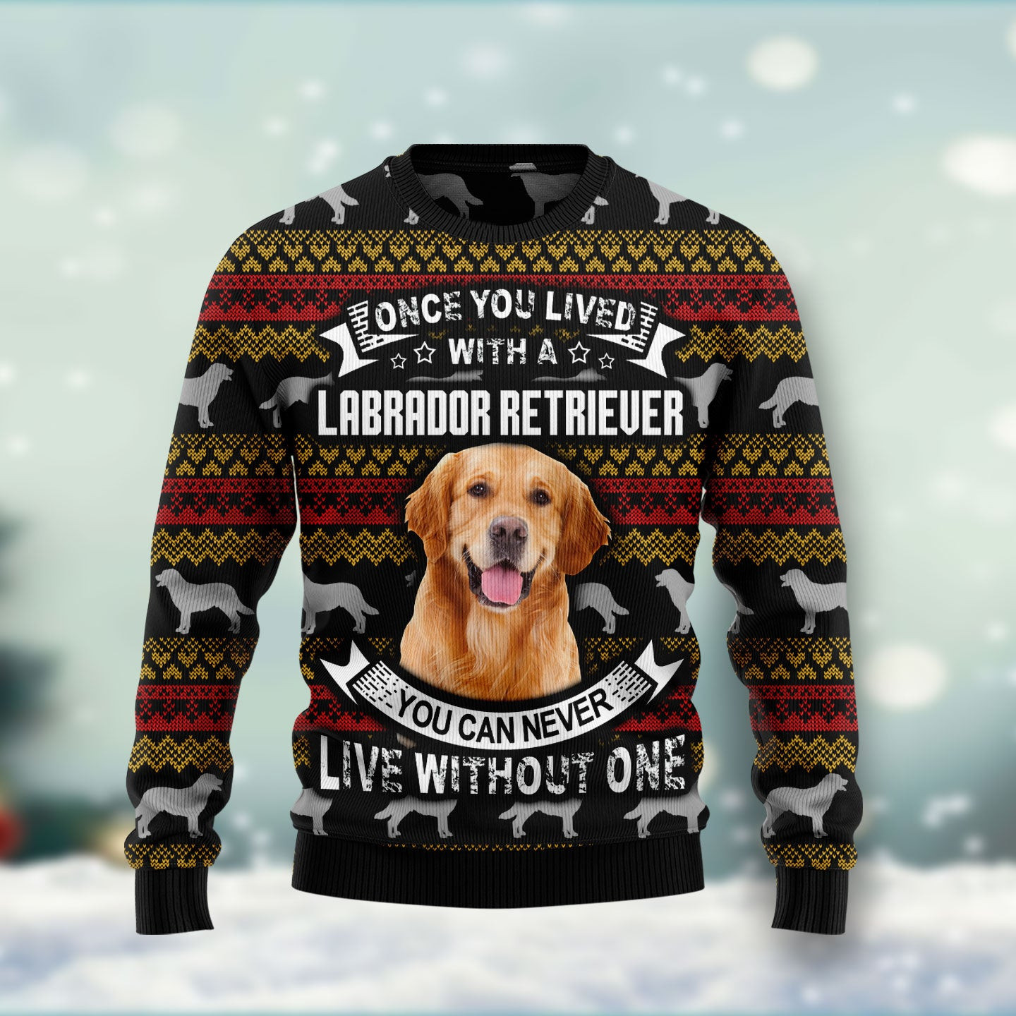 Labrador Retriever Ugly Christmas Sweater