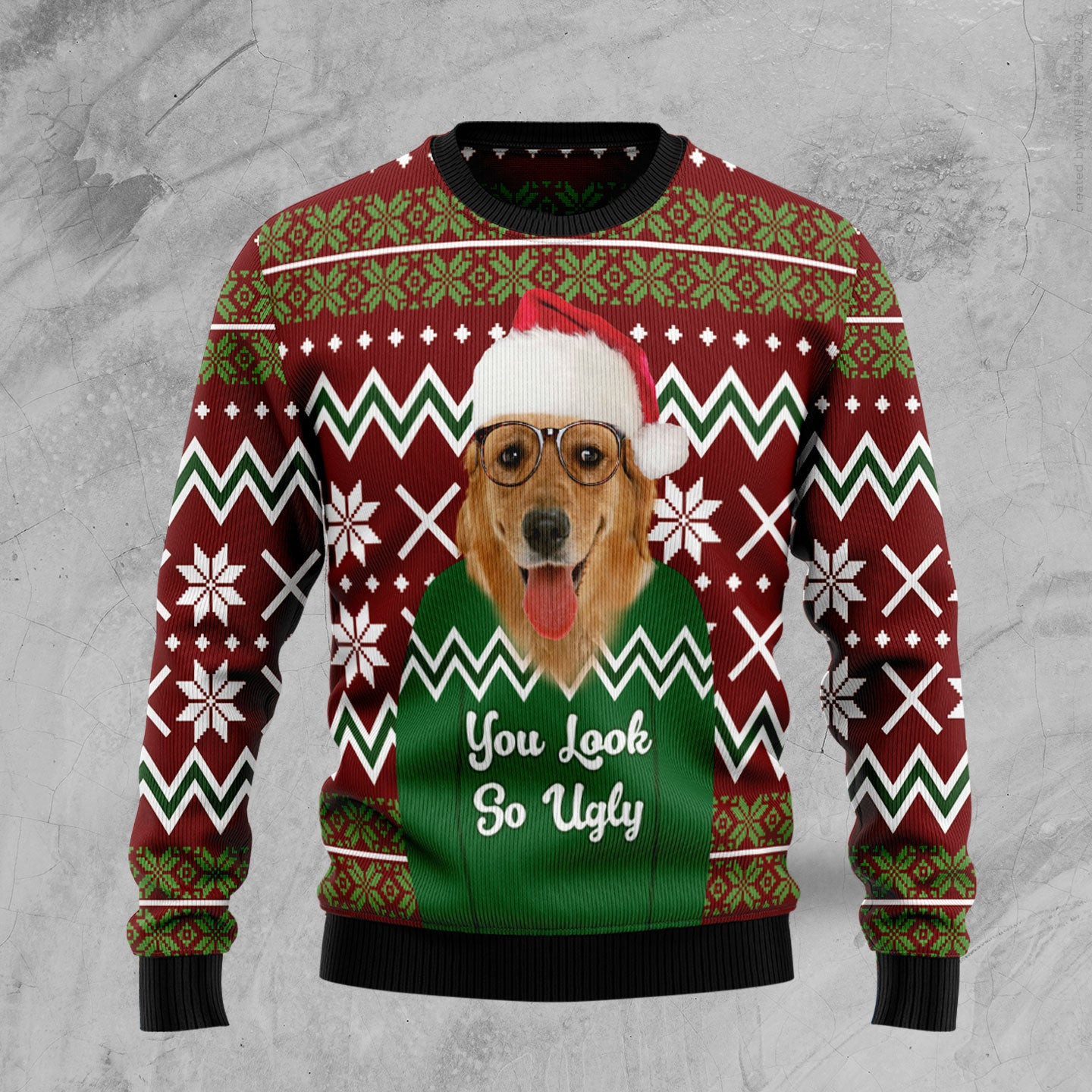 Labrador Retriever You Look So Ugly Ugly Christmas Sweater