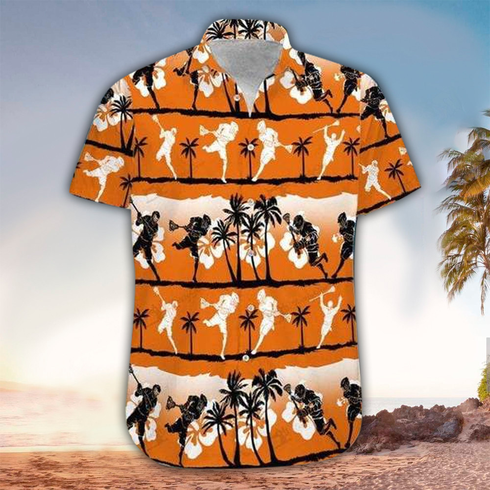 Lacrosse Aloha Shirt Hawaiian Shirt For Lacrosse Lovers Shirt For Men and Women