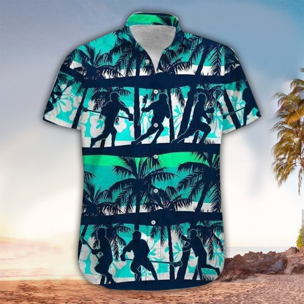 Lacrosse Aloha Shirt Perfect Hawaiian Shirt For Lacrosse Lover Shirt For Men and Women